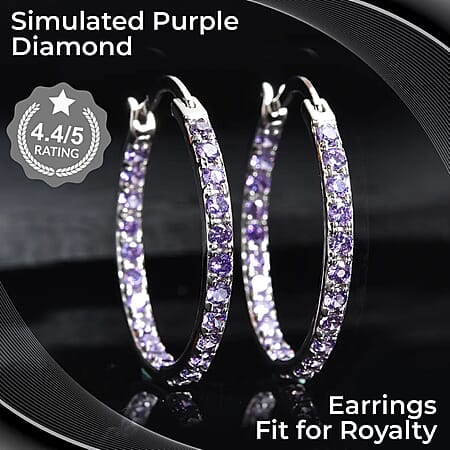 Simulated Purple Diamond - Product card gallery slide 2 (10176371949881)