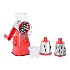 Easy Way Stainless Steel Slicer and Grater and Shredder with Suction Base Dishwasher Safe