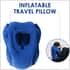Inflatable Travel Pillow Blue image number 1