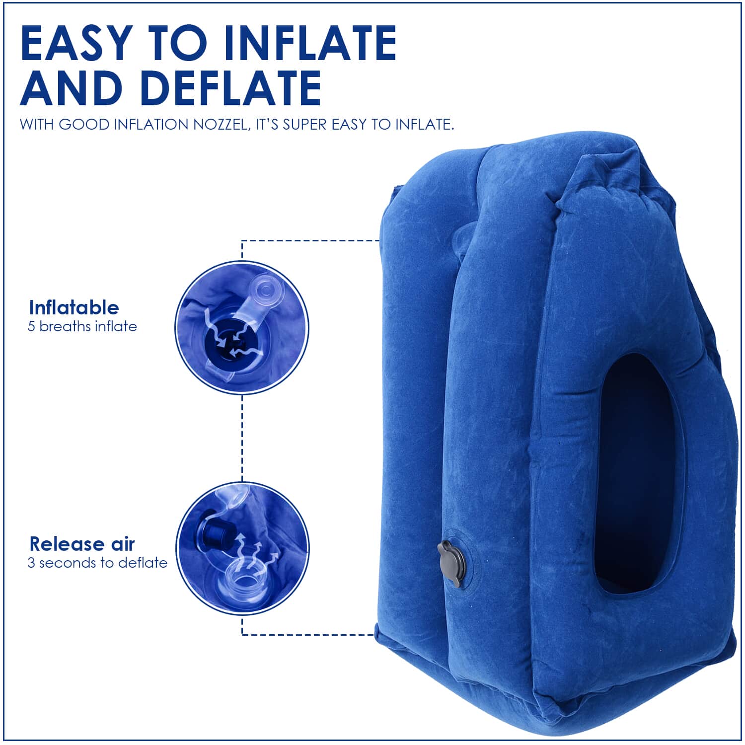 Inflate clearance travel pillow