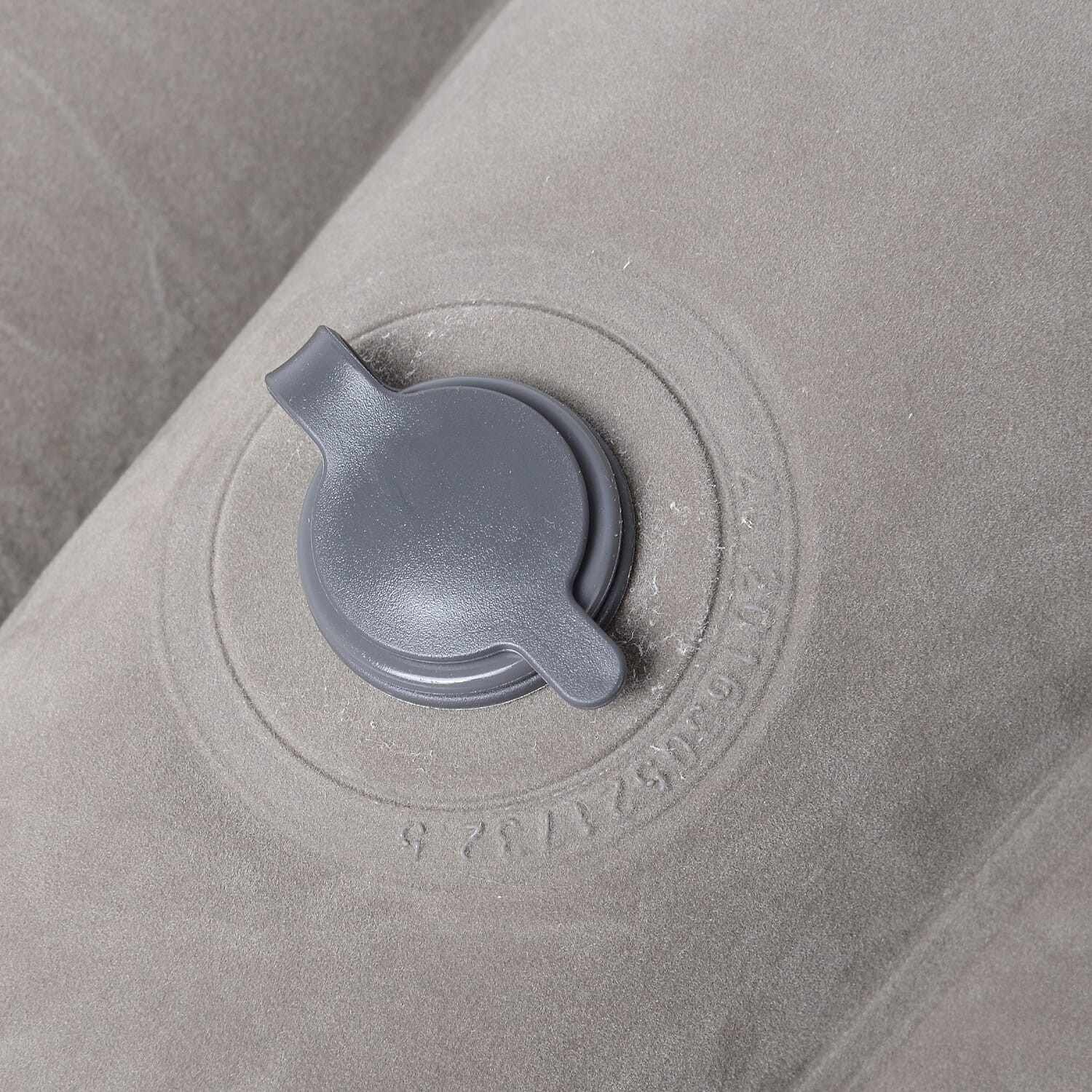 Inflatable Travel Pillow Gray