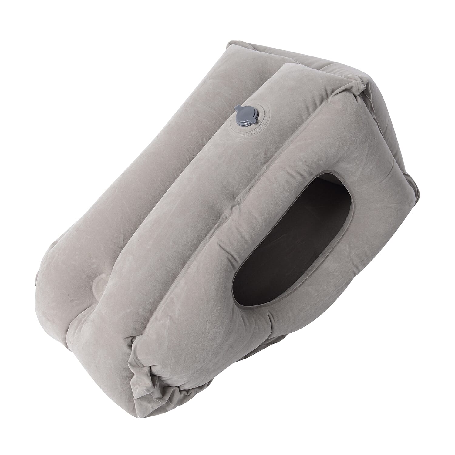 Inflatable Travel Pillow Gray