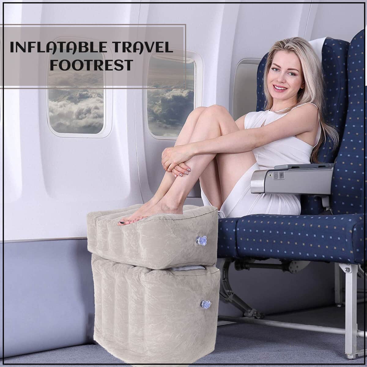 Inflatable Travel Footrest image number 1