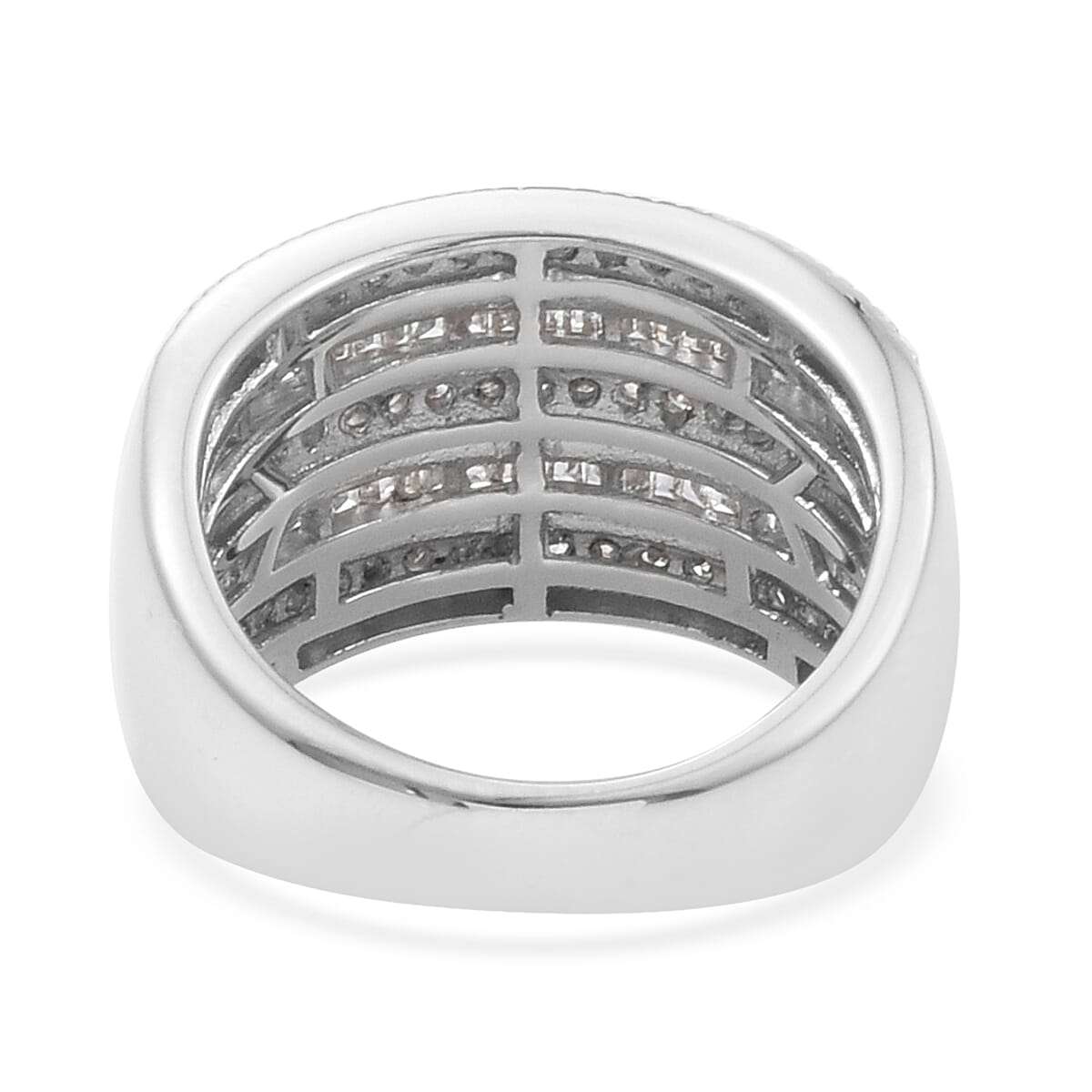 0.75 ctw Diamond Ring in Sterling Silver (Size 5) image number 3