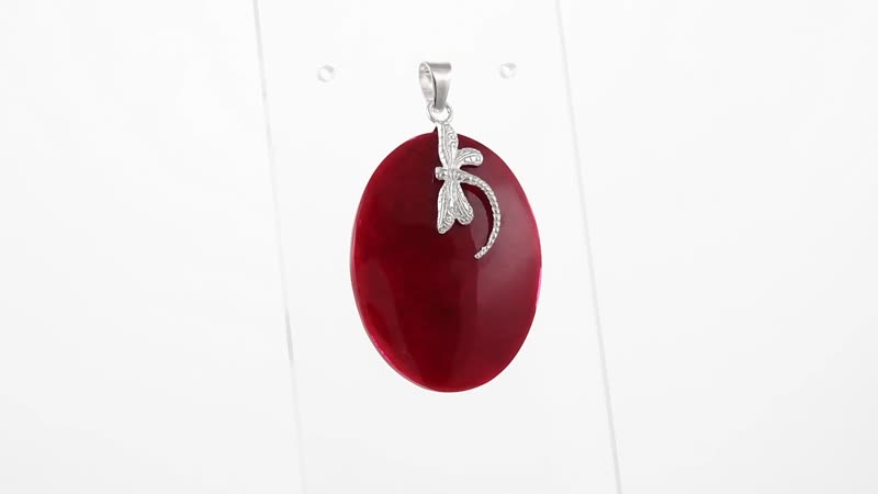 BALI LEGACY Sponge Coral Dragonfly Pendant in Sterling Silver