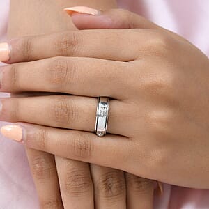 D'Joy Turtle Band Spinner Ring in Sterling Silver (Size 10.0) 5 Grams