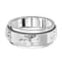 Sterling Silver Turtle Band Spinner Ring, Anxiety Ring for Women, Fidget Rings for Anxiety for Women, Stress Relieving Anxiety Ring, Promise Rings (Size 10.0) (5 g) image number 6