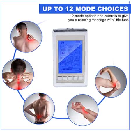 Tens Unit Muscle Stimulator 12 Massage Modes [Lifetime Warranty