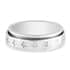 Sterling Silver Stars Spinner Band Ring, Promise Rings (Size 5.0) 6.20 Grams image number 0