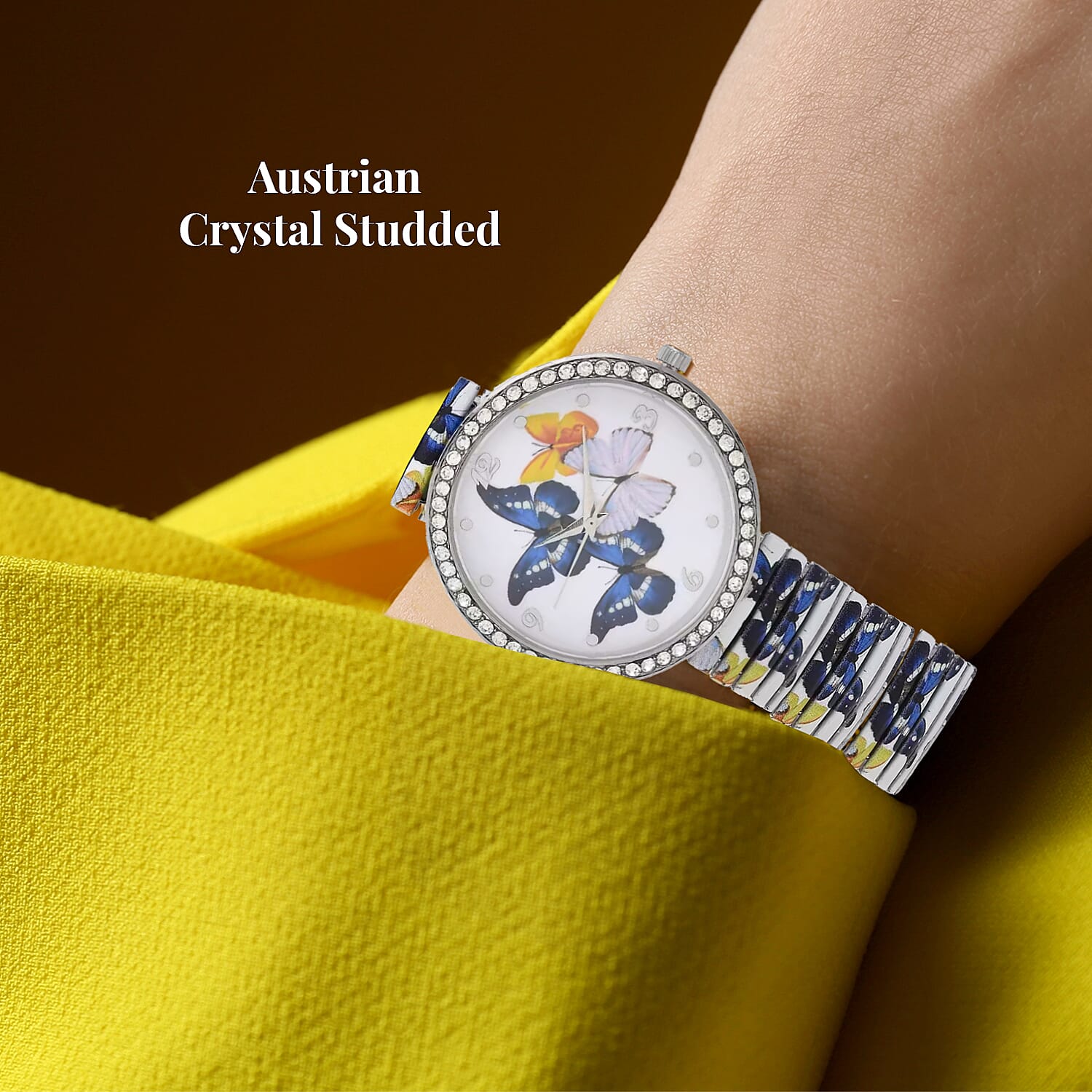 Buy Strada Japanese Movement Bracelet Watch in Stainless  display picture 3