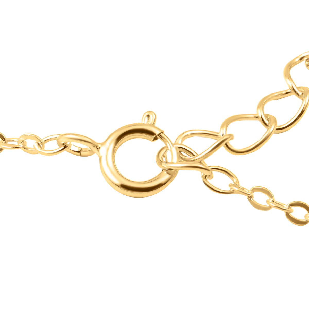 14K Yellow Gold Over Sterling Silver Cross Infinity Lariat Necklace 16-18 Inches 4.10 Grams image number 2