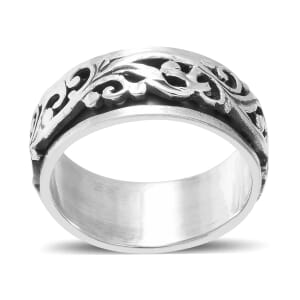 Sterling Silver Spinner Band Ring (Size 11.0) 7.65 Grams