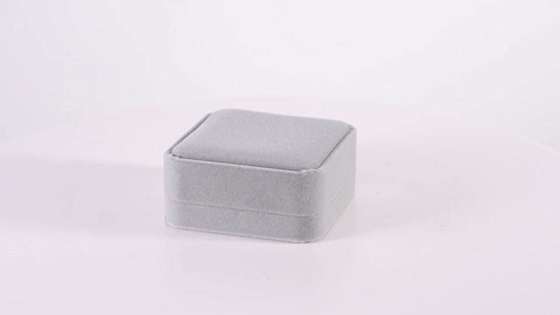 Set of 4 Black Velvety Jewelry Box (1.5x1.5 - 8x1x2 in)
