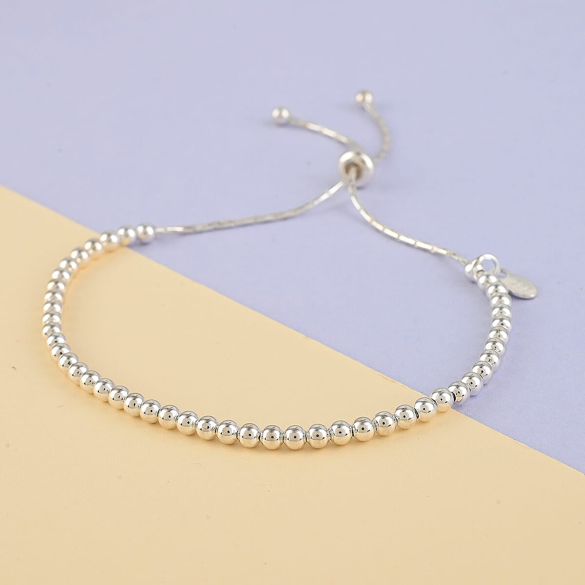 Bolo Bead Bracelet in Sterling Silver 4 Grams image number 0