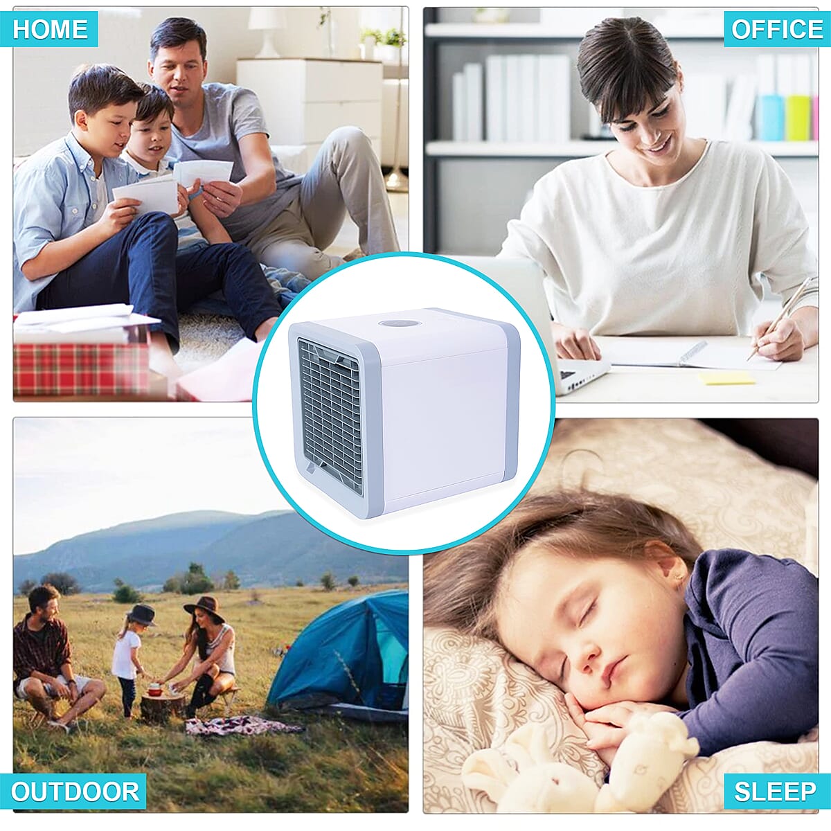 COOL DOWN 3-in-1 (Air Cooler, Humidifier and Purifier) with Built-in 7 Color Changing LED Light image number 3