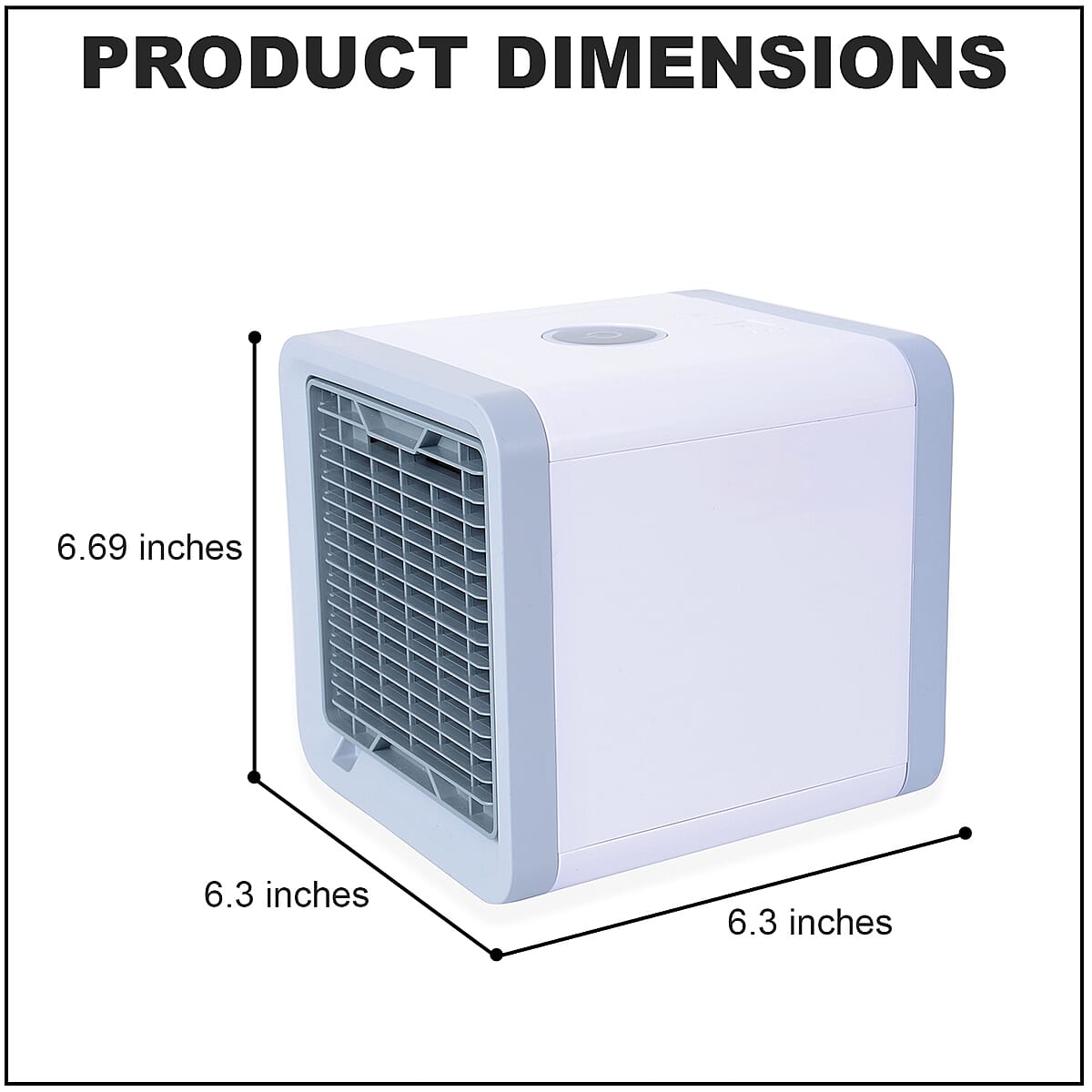 COOL DOWN 3-in-1 (Air Cooler, Humidifier and Purifier) with Built-in 7 Color Changing LED Light image number 4