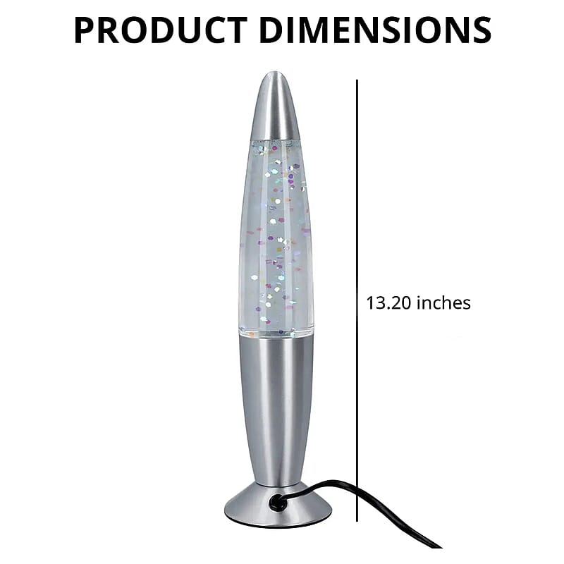 Groovy Lava Motion Lamp with Aluminum Base