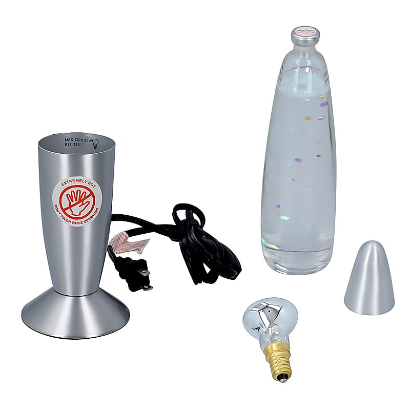 Groovy Lava Motion Lamp with Aluminum Base