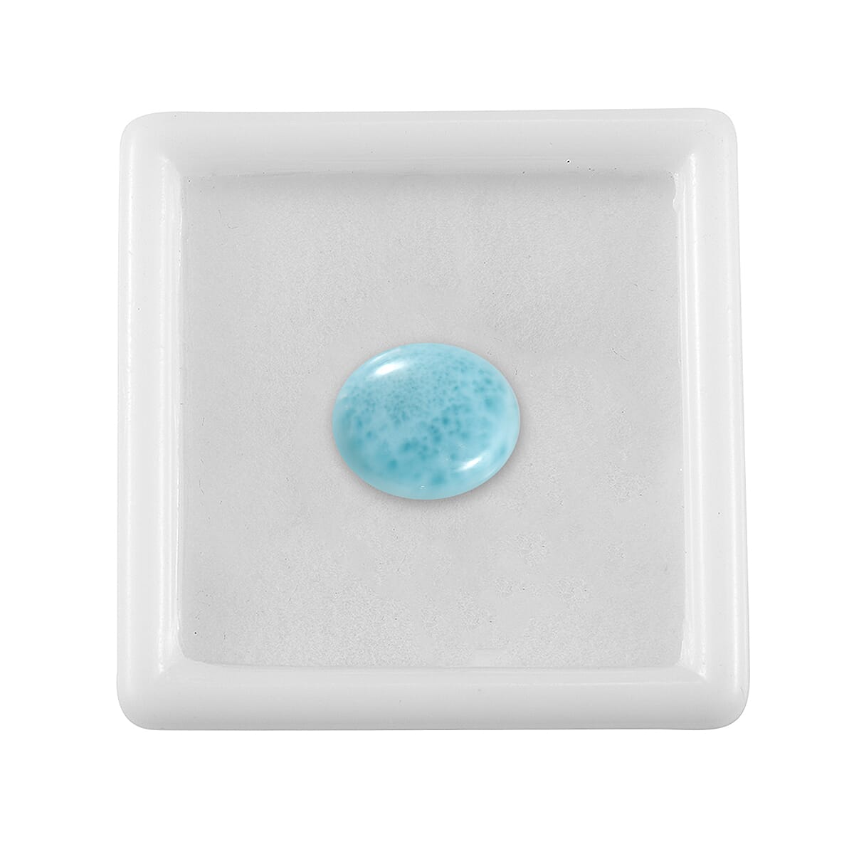 AAA Larimar (Ovl 12x10 mm) 4.50 ctw Loose Gemstone