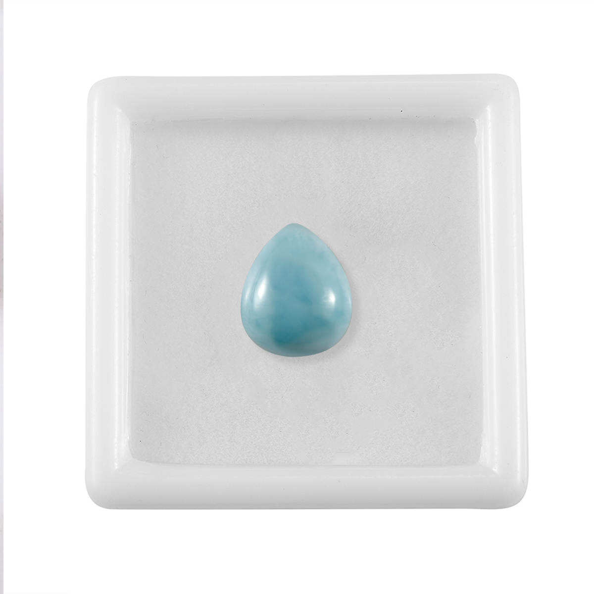 AAA Larimar (Pear 12x10 mm) 3.77 ctw Loose Gemstone