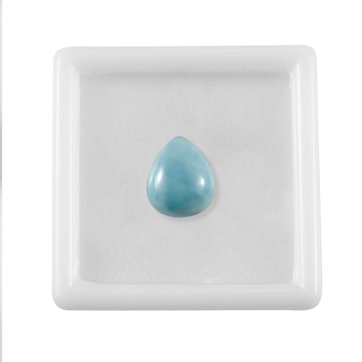 AAA Larimar (Pear 12x10 mm) 3.77 ctw Loose Gemstone image number 3