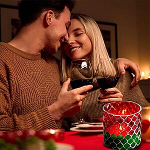 Set of 3 Mosaic Tea Light Candle Holder