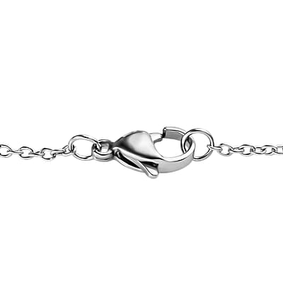 Australian Black Tourmaline and Thai Black Spinel 4.75 ctw Pendant in Sterling Silver with Stainless Steel Necklace 20 Inches