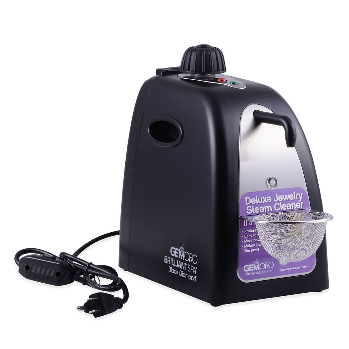 GEMORO Brilliant Spa Black Diamond: Deluxe Personal Jewelry Steam Cleaner image number 0