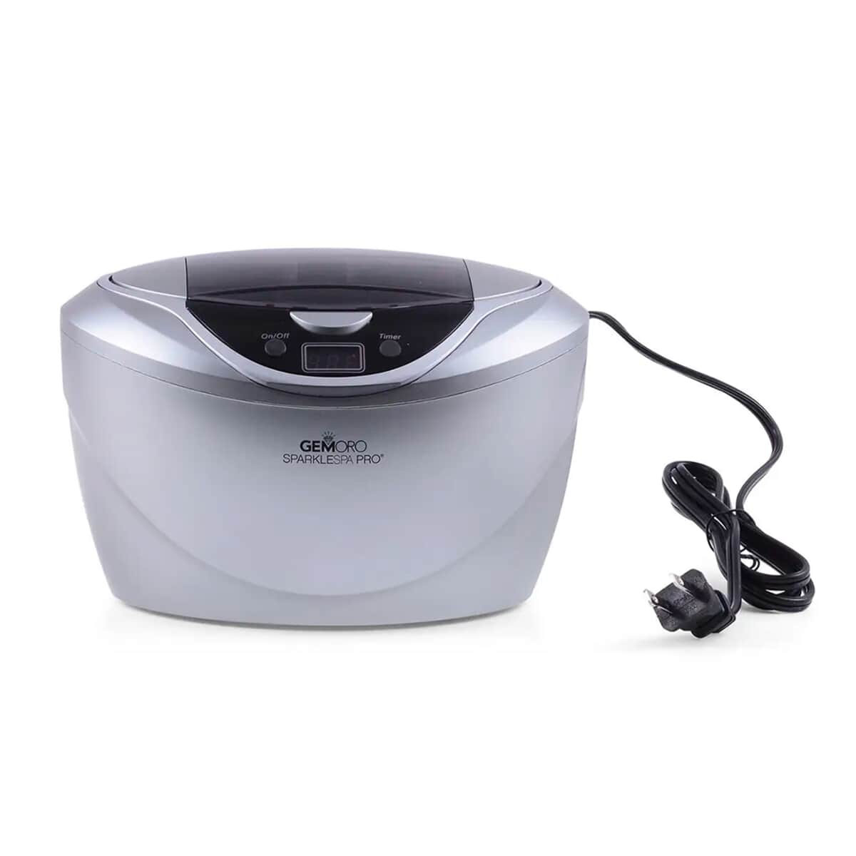 Gemoro Sparkle Spa Pro: Deluxe Personal Ultrasonic Jewelry Cleaner - Grey image number 0