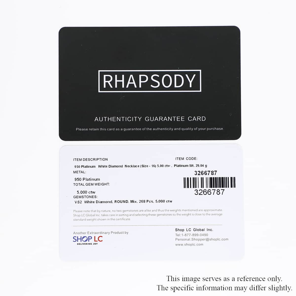 Rhapsody 950 Platinum E-F VS Diamond Necklace 16 Inches 29 Grams 5.00 ctw image number 7