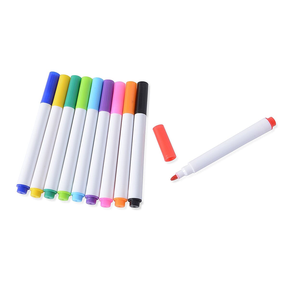 Set of 2 Secret Garden DIY Graffiti Coloring Cushion Cover (Owl) and Set of 10 Water Color Pens image number 4