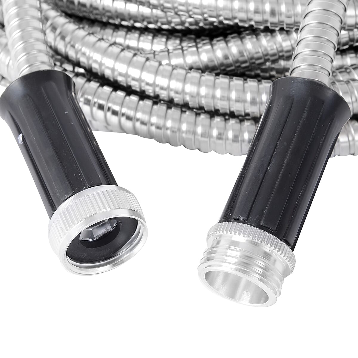Stainless Steel Super Durable Metal Garden Hose (Approx. 100ft) image number 4