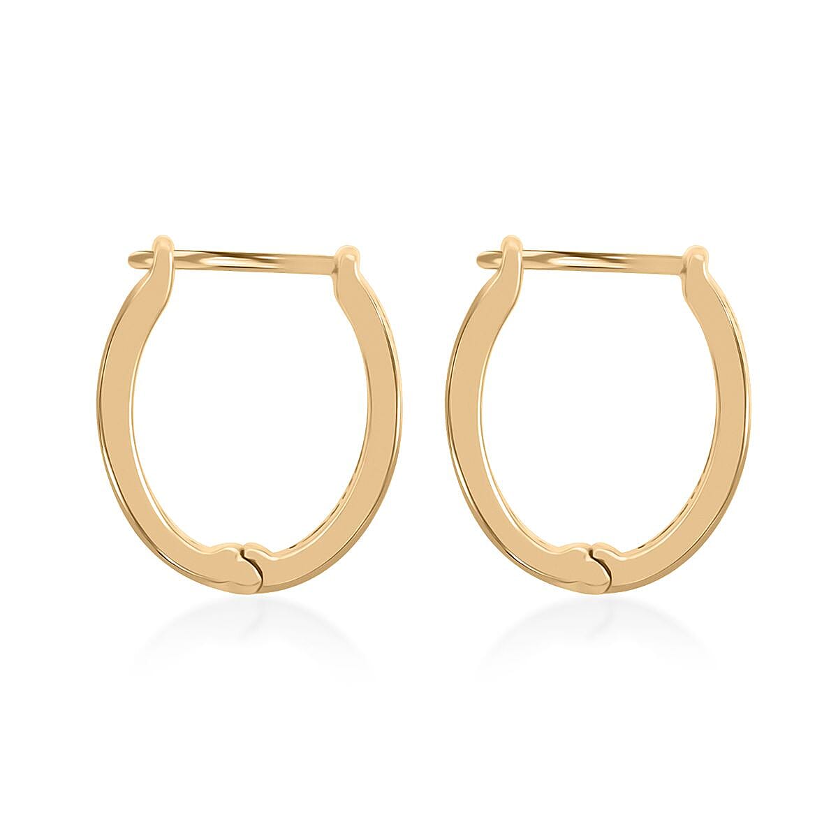 Diamond G-H I3 Earrings in 14K Yellow Gold Over Sterling Silver 0.25 ctw