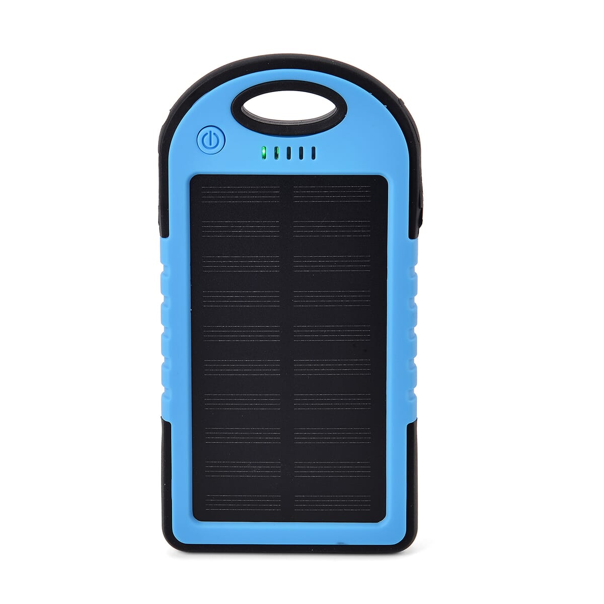 Homesmart Sky Blue Carabiner Solar 5000 mAh Battery Charger with USB & Emergency LED Torch image number 3