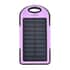Homesmart Purple Carabiner Solar 5000 mAh Battery Charger with USB & Emergency LED Torch image number 2