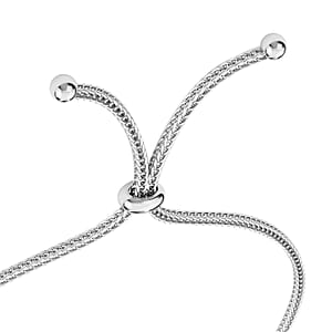 Simulated Black Diamond Bracelet in Sterling Silver and Stainless Steel, Adjustable Black Bracelet For Women, Unique Birthday Gifts 4.80 ctw