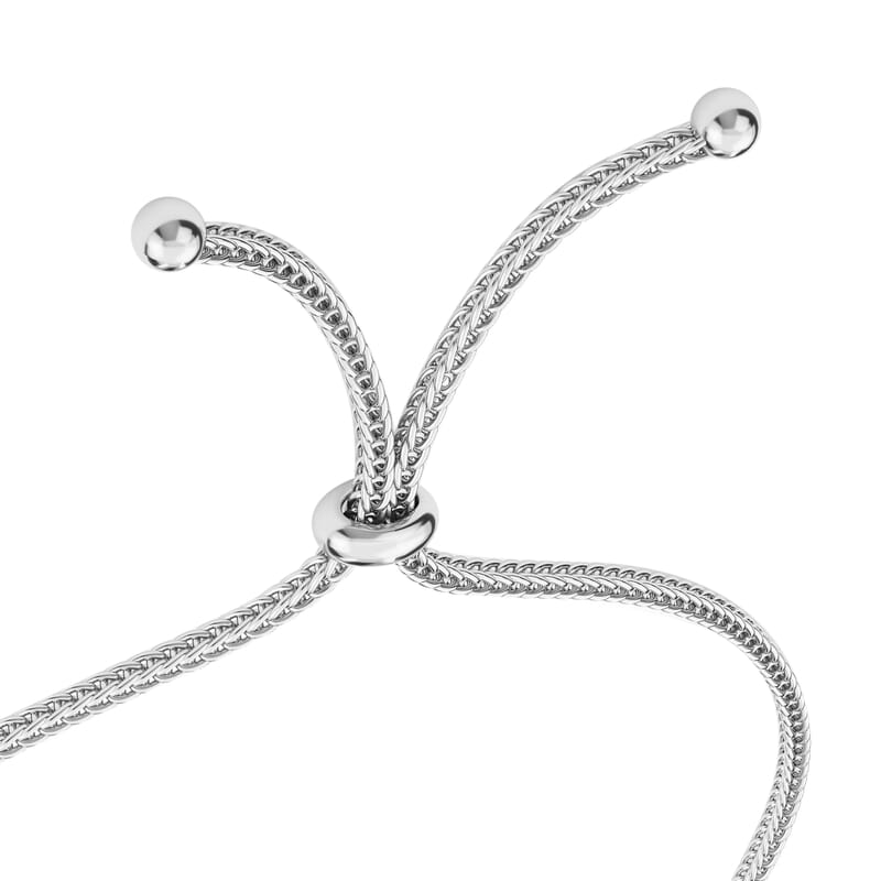 Simulated Black Diamond Bracelet in Sterling Silver and Stainless Steel, Adjustable Black Bracelet For Women, Unique Birthday Gifts 4.80 ctw