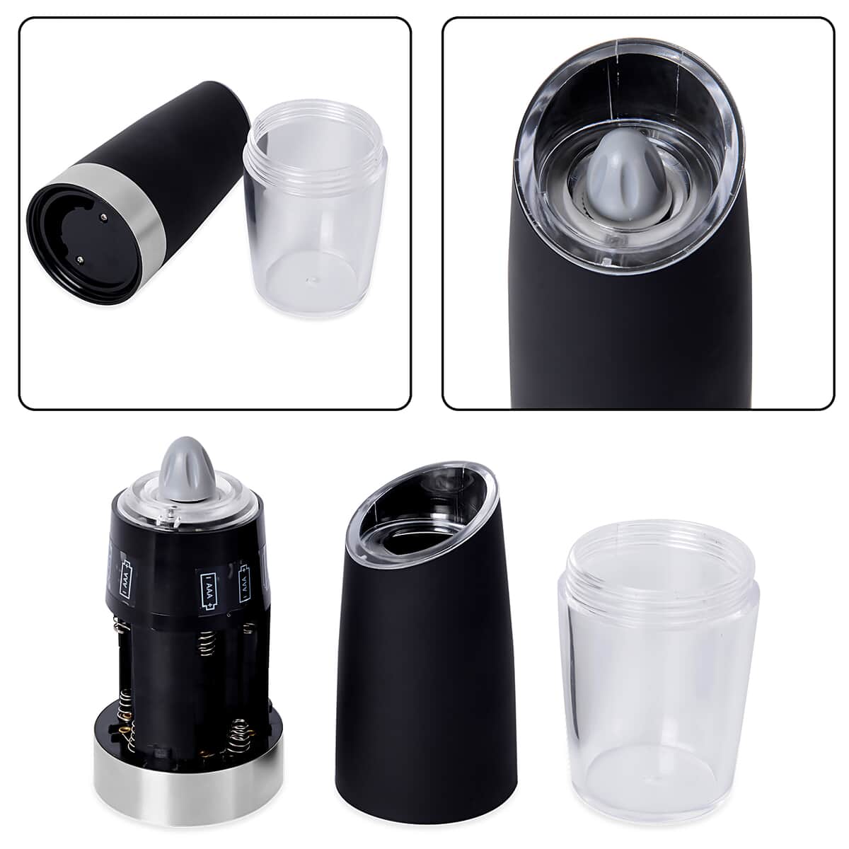 Gravity Electric Salt or Pepper Mill (6AAA Batteries Not Included) image number 5
