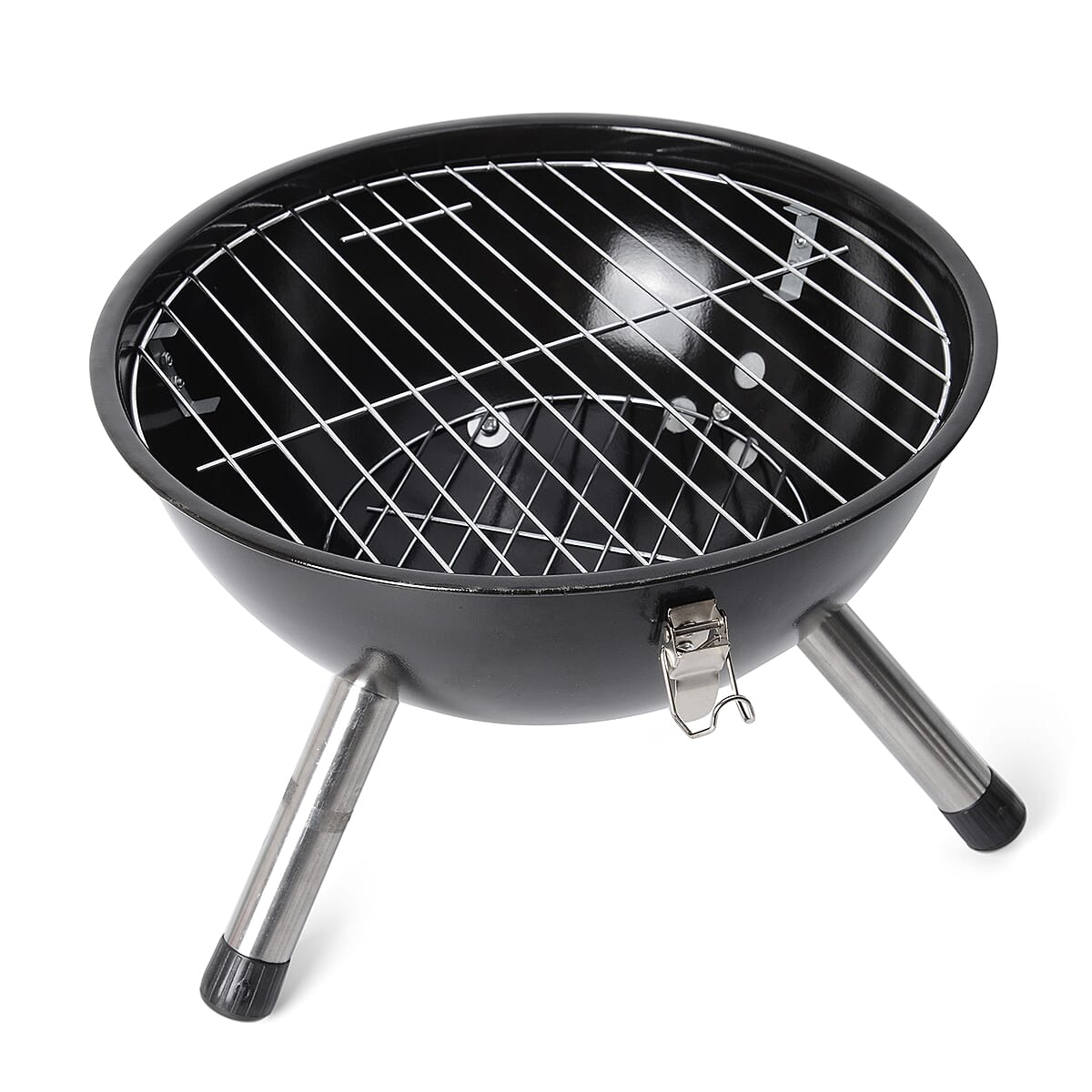 Red Mini Portable Charcoal Grill (12 in) image number 5