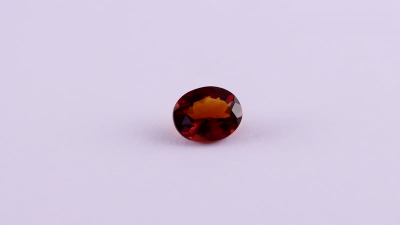 AA Brazilian Cherry Citrine (Ovl 10x8 mm) 2.11 ctw Loose Gemstone