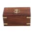 Handcrafted Fully Functional Telescope with Brown Leather Stitched and Wooden Gift Box image number 2