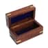 Handcrafted Fully Functional Telescope with Brown Leather Stitched and Wooden Gift Box image number 5