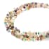 Multi Gemstone and Freshwater White Pearl Necklace 18 Inches in Sterling Silver 268.00 ctw image number 2