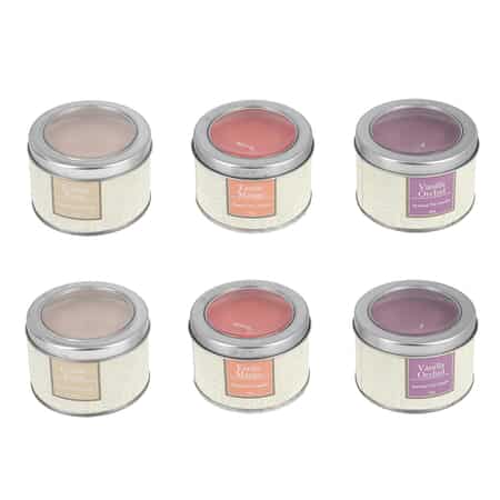 Set of 6 Travel Tin Scented Candles Fragrance image number 6