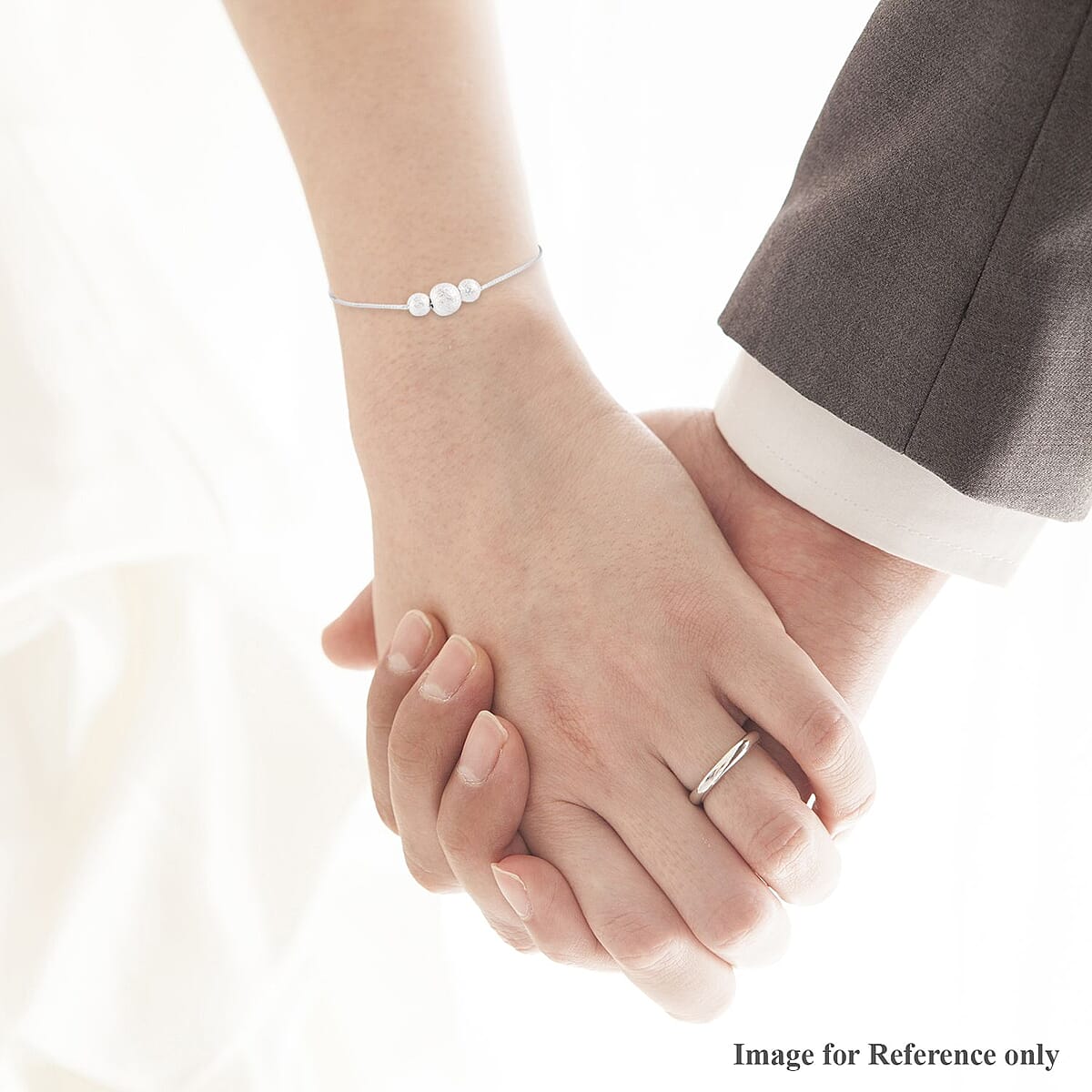 Stardust Bead Bolo Bracelet in Sterling Silver (2.05 g) image number 2