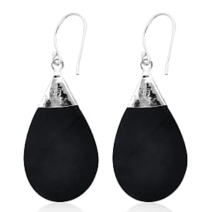 Abalone Shell Dangle Earrings in Sterling Silver, Drop Silver Earrings, Beach Fashion Jewelry