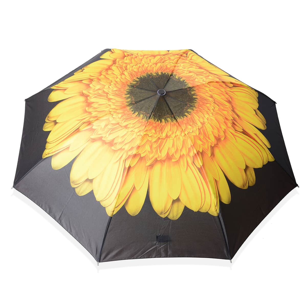 HOMESMART Yellow and Black Sunflower Umbrella image number 1