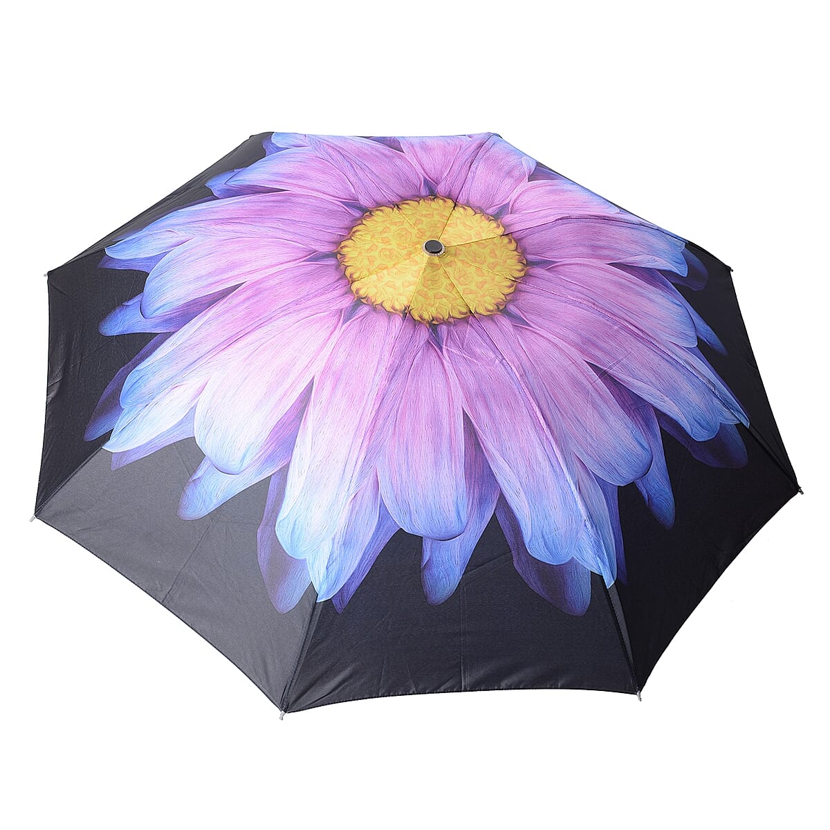 Homesmart Purple and Black Daisy Umbrella image number 1