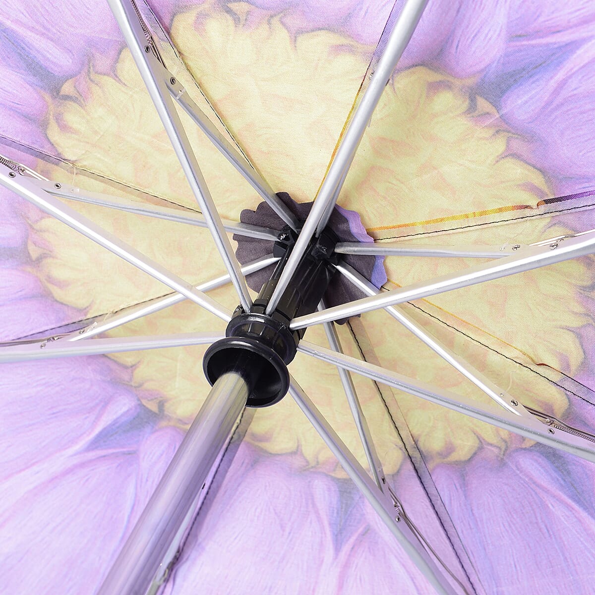 Homesmart Purple and Black Daisy Umbrella image number 4