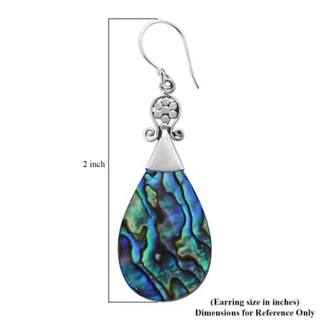 Abalone Shell Earrings in Sterling Silver image number 4